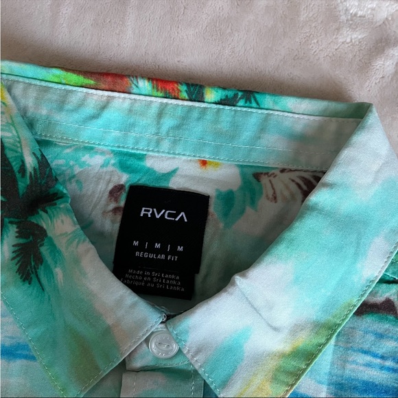 RVCA paradiso tropical print button down - Picture 4 of 10
